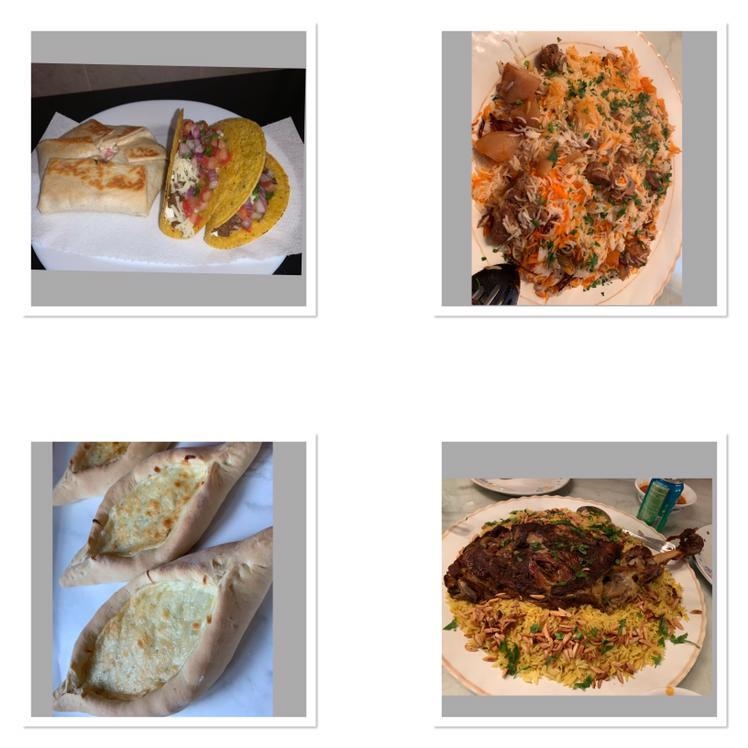 Someone who’s good with nutrition please help Compare these 4 photos of food to the-example-1