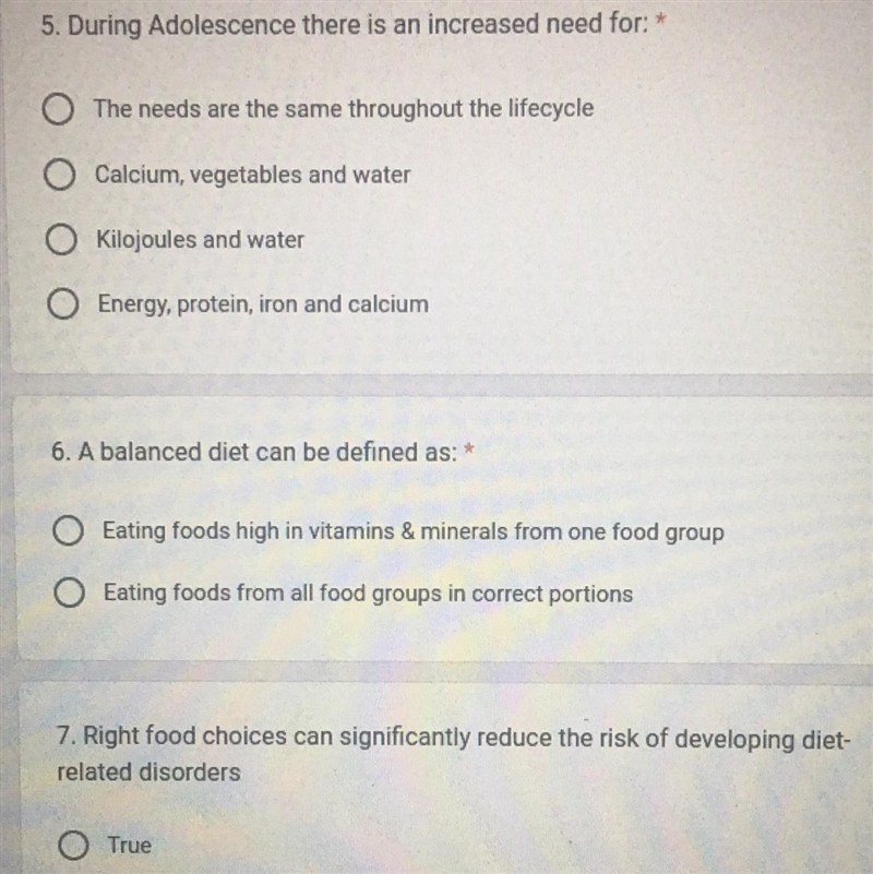 Need help!! 7. Right food choices can significantly reduce the risk of developing-example-1