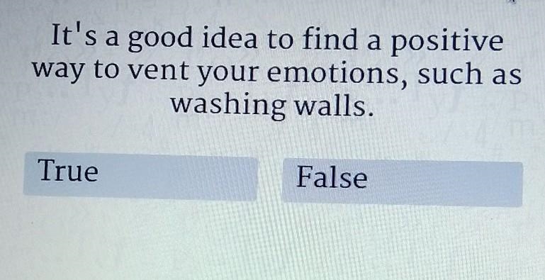 A a It's a good idea to find a positive way to vent your emotions, such as washing-example-1