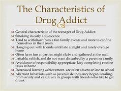 Which characteristic is a sign of drug addiction?-example-1