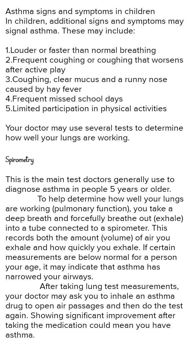 How do you get diagnosed for aasthma???-example-3