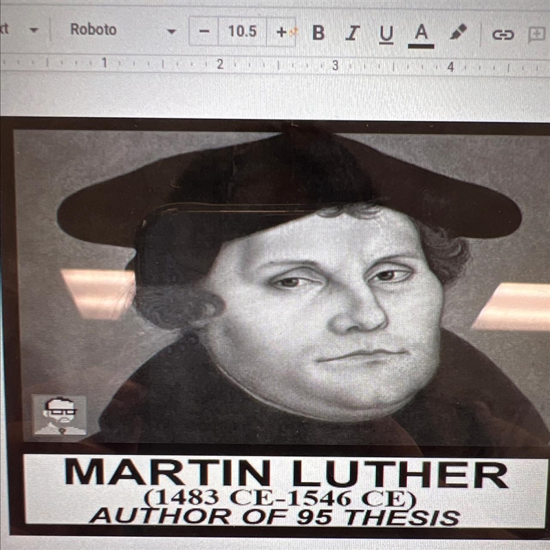 Martin Luther's posting of the 95 Theses at Wittenberg was inspired by: A. His belief-example-1