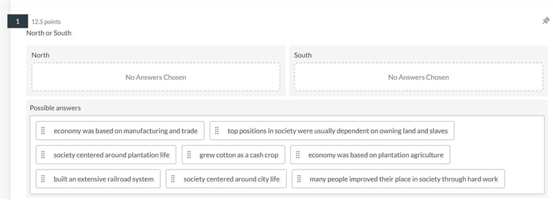 100 POINTS! North or South?-example-1