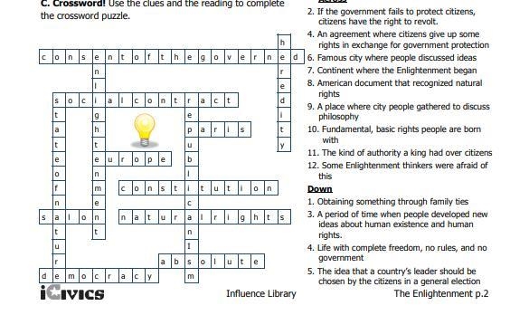 World History 6 crossword-example-1