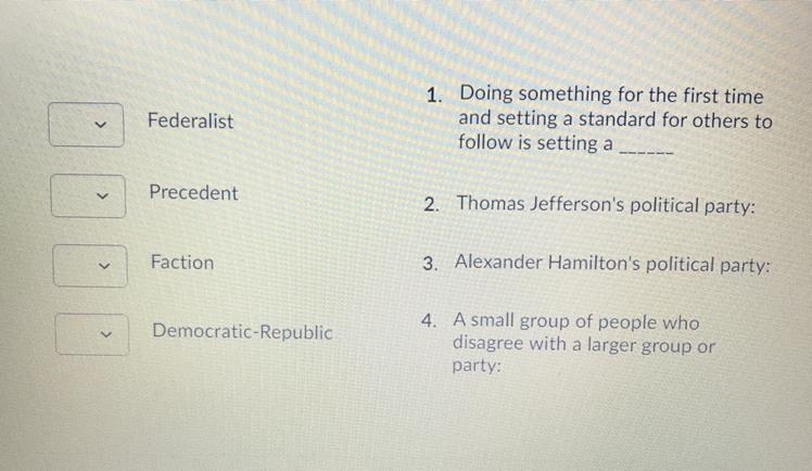 PLS HELP FAST!!! Match the definition to the correct term: Definitions—- Federalist-example-1