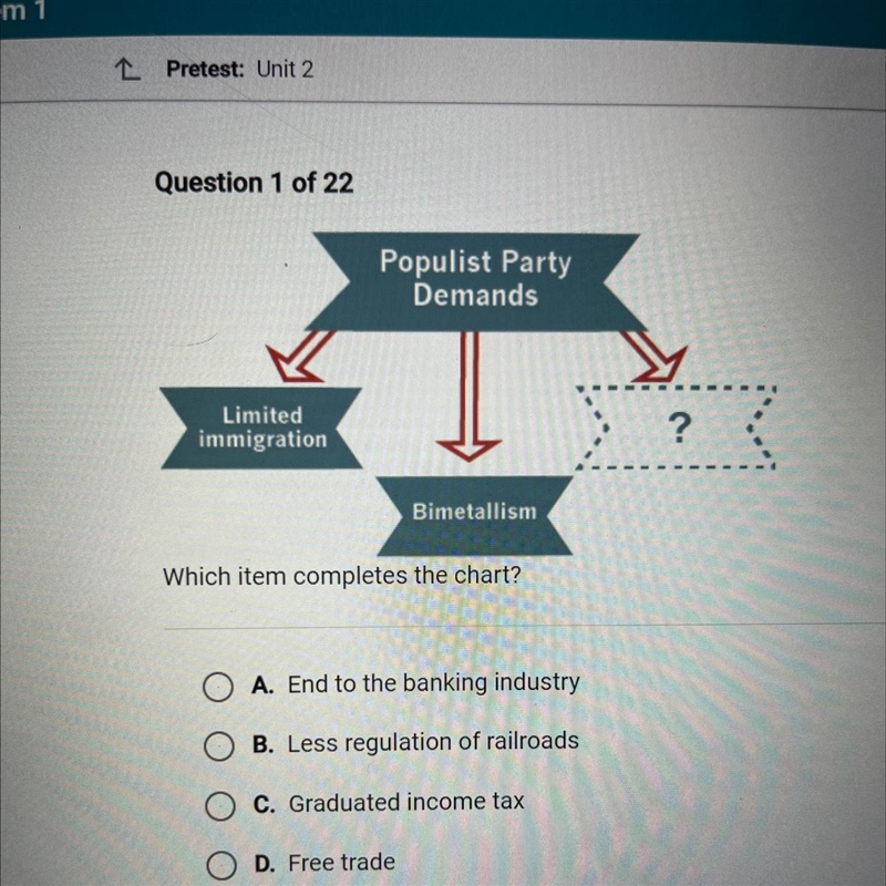 Which item completes the chart?-example-1