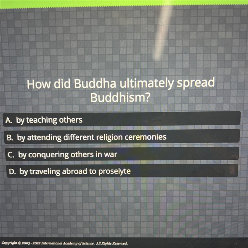 How did Buddha ultimately spread Buddhism?-example-1