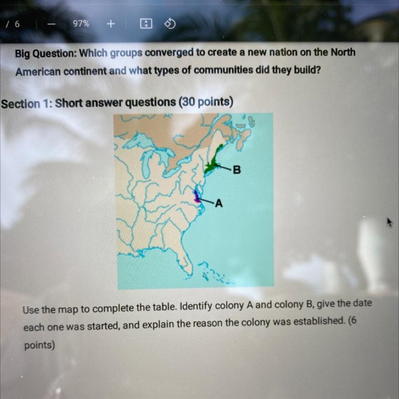 Please help, i don’t know what colonies a and b are.-example-1