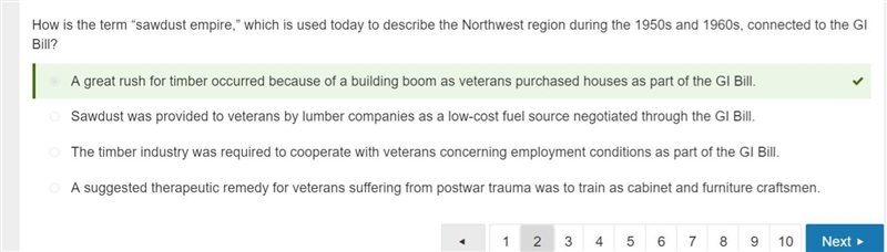 How is the term “sawdust empire,” which is used today to describe the Northwest region-example-1