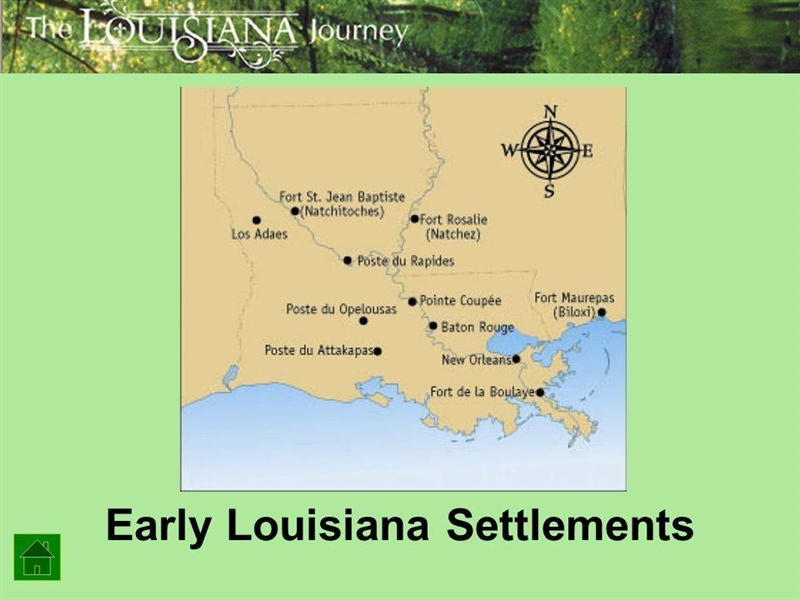 Fort Maurepas is located at which letter on the map?-example-1