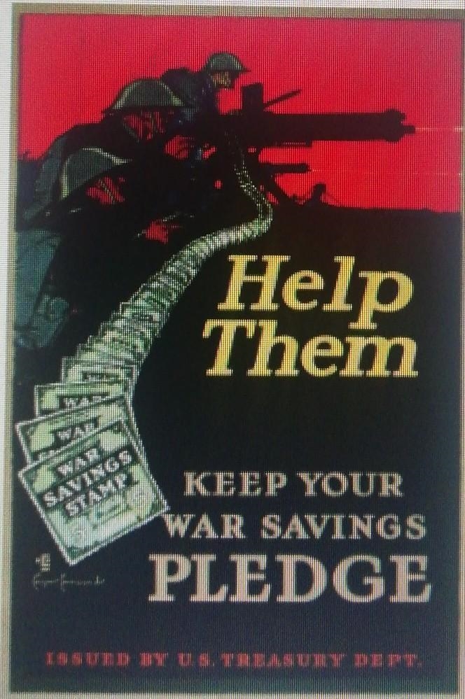 Giving 50 points! Find a WWI propaganda poster and explain the goal/meaning of it-example-1