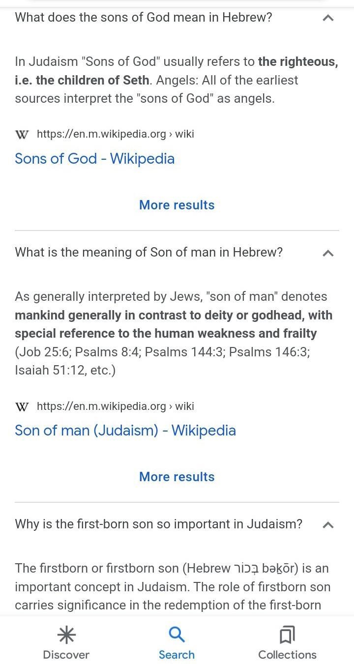 What is an example of the role of a Jewish son in the Hebrew bible-example-1