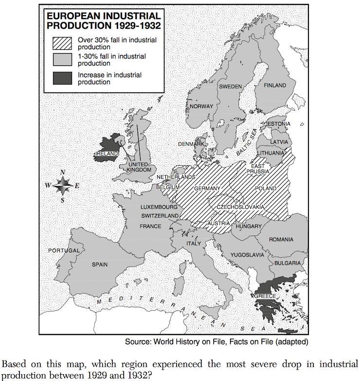 I need help with this 1) western Europe 2) northern Europe 3) central Europe 4) Southeastern-example-1