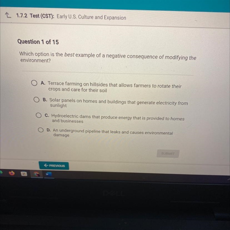 Hurrryyyy pleaseee help me asap! which option is the best example of a negative consequence-example-1