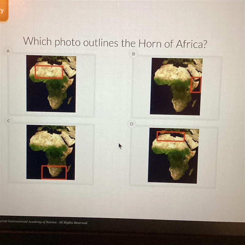 Which photo outlines the Horn of Africa? In other words, where is it located at in-example-1