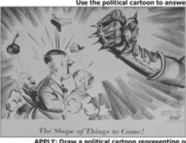 Read the caption. Explain the message of this political cartoon.-example-1