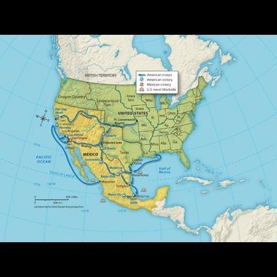 What information on the map can you use to infer which side won the war?-example-1