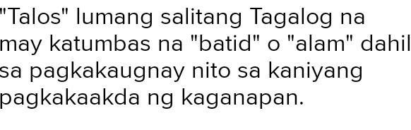 Ano ang kahulugan ng talos-tanod-example-1