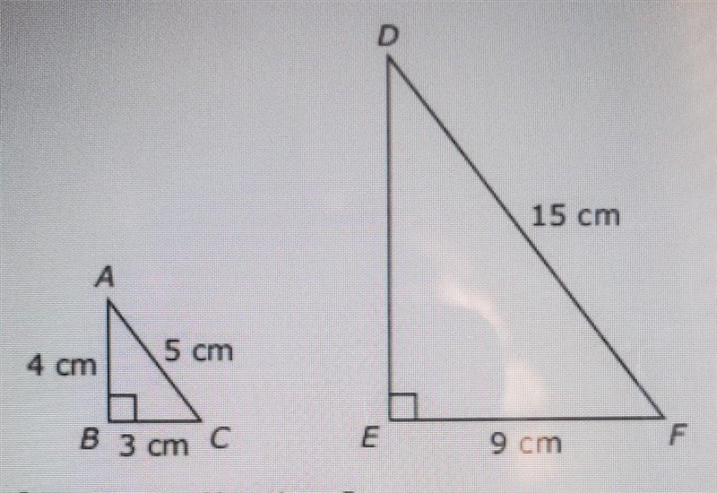 Triangle ABC is similar to triangle DEFwhich proportion can be used to find the length-example-1