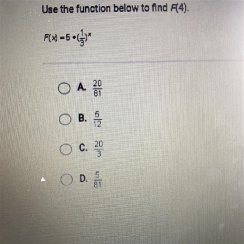 Use the function below to find F(4).-example-1