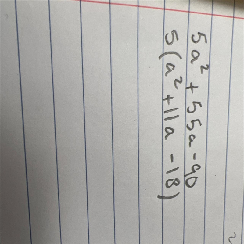 - If a trinomial is in the form ax? + bx + c, where a = 1, then the pair of factors-example-1