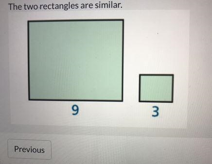 What is the scale factor for the largerrectangle to the smaller rectangle?k= type-example-1