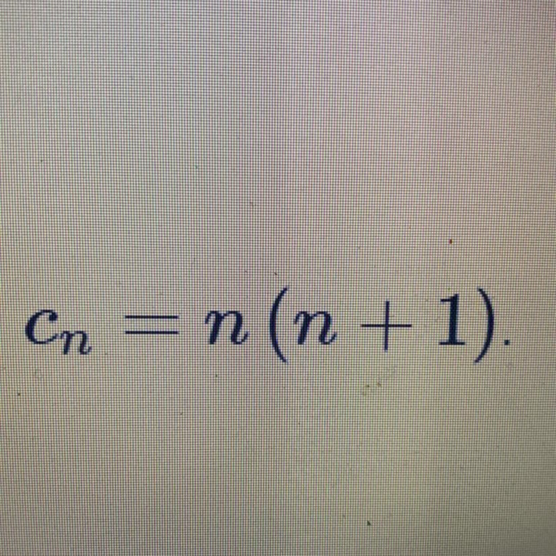 Find the first 4 terms of the sequence given by the formula-example-1