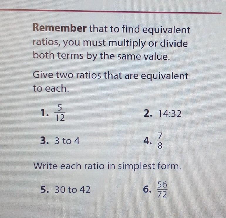 Need help with these due tomorrow morning do 1-6​-example-1