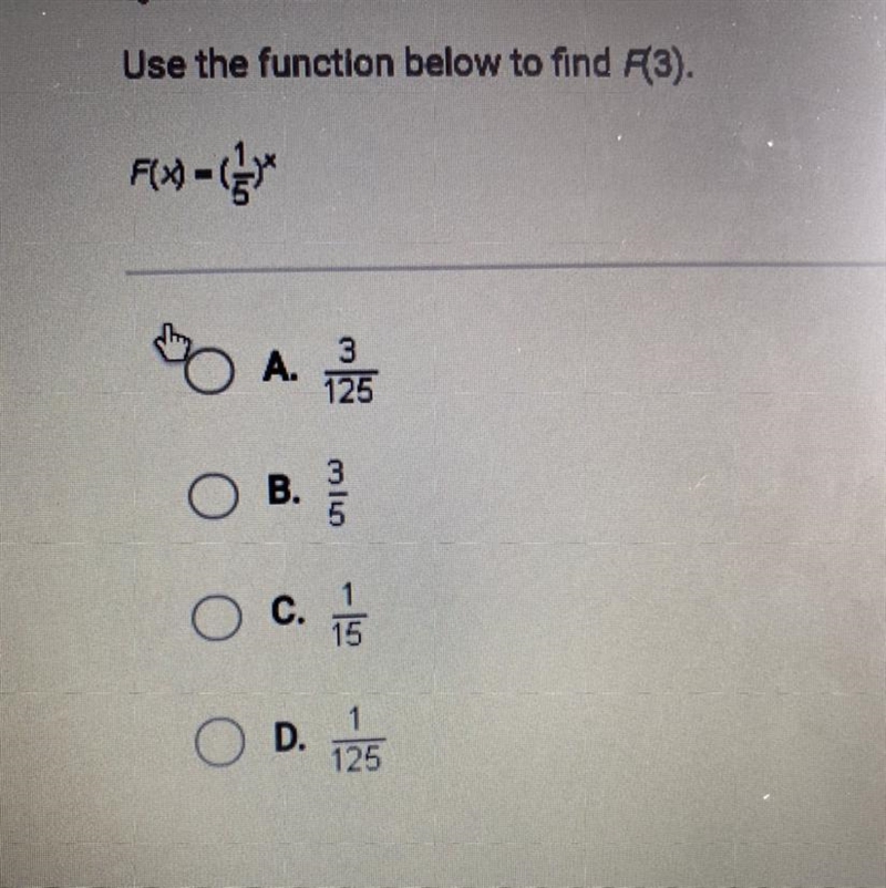 Use the function below to find F(3).-example-1