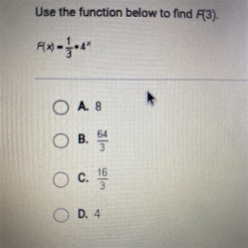 Use the function below to find F(3).-example-1