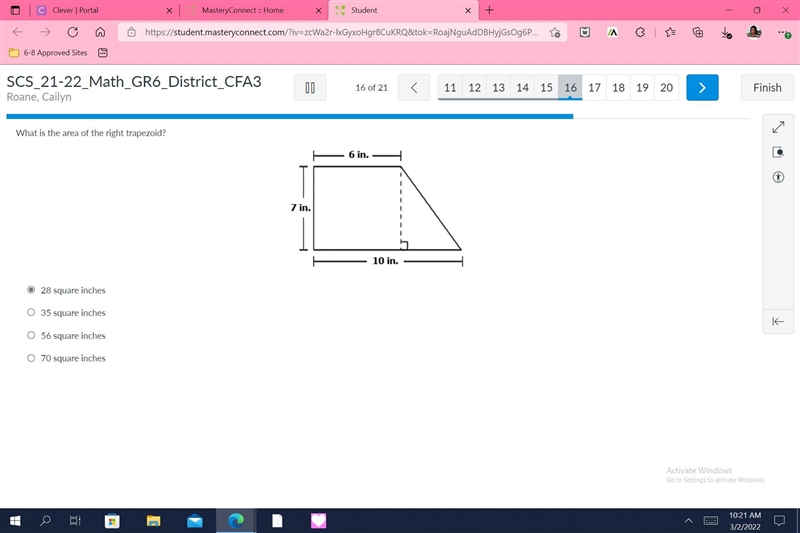 What is the area of the right trapezoid? Please answerrr-example-1