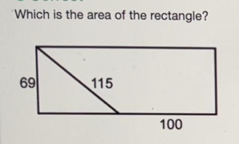 Which is the area of the rectangle? 69 115 100-example-1