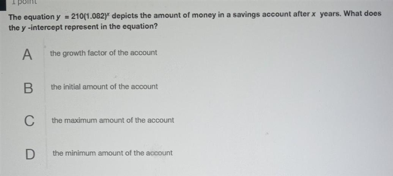 How do I do the equation to get the answer? my answer is a but im not sure-example-1