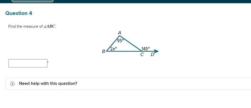 Find the measure of ∠ABC-example-1