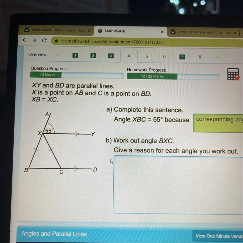 Work out angle bcc give a reason for each angle you work out-example-1