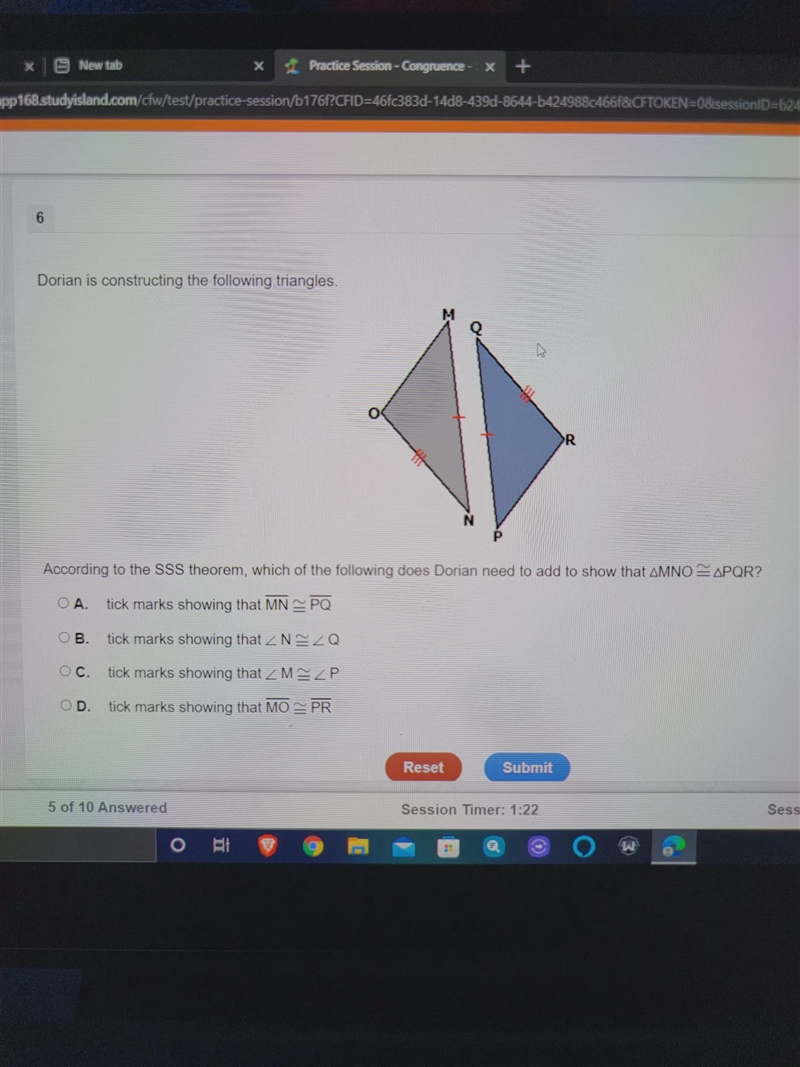 Congruence - SSS theoremIll send a picture of the question-example-1