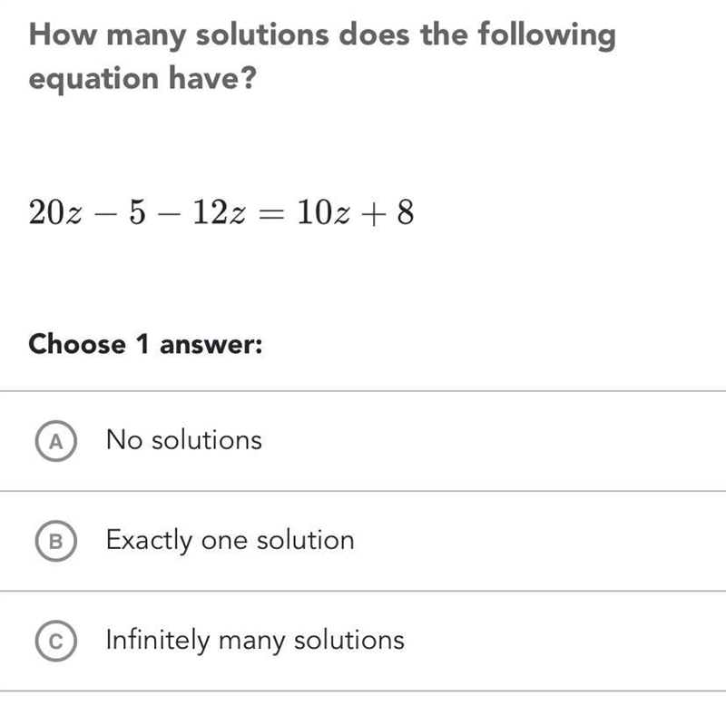 How many solutions does the following equation has-example-1