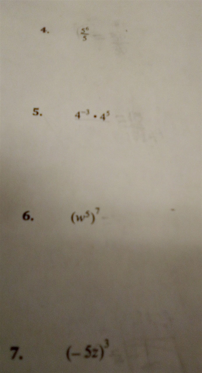 Simplify the expression. write your answers using only positive exponents.-example-1