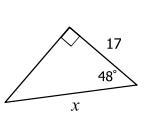 Im confused, says find missing side and round to nearest tenth-example-1