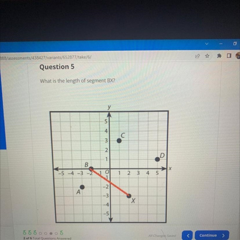 What is the length of segment BX?-example-1