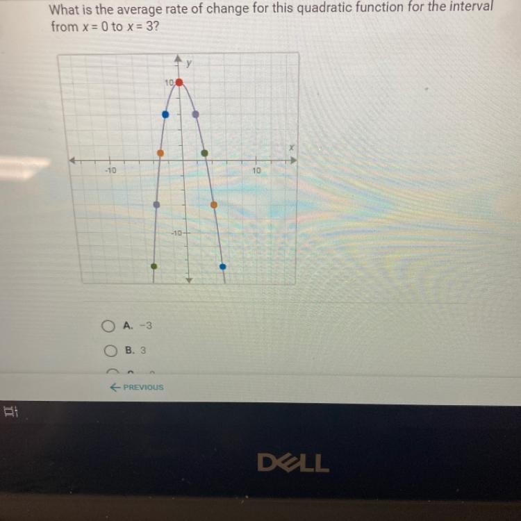 I need help A. -3 B. 3 C. -2D. -10-example-1