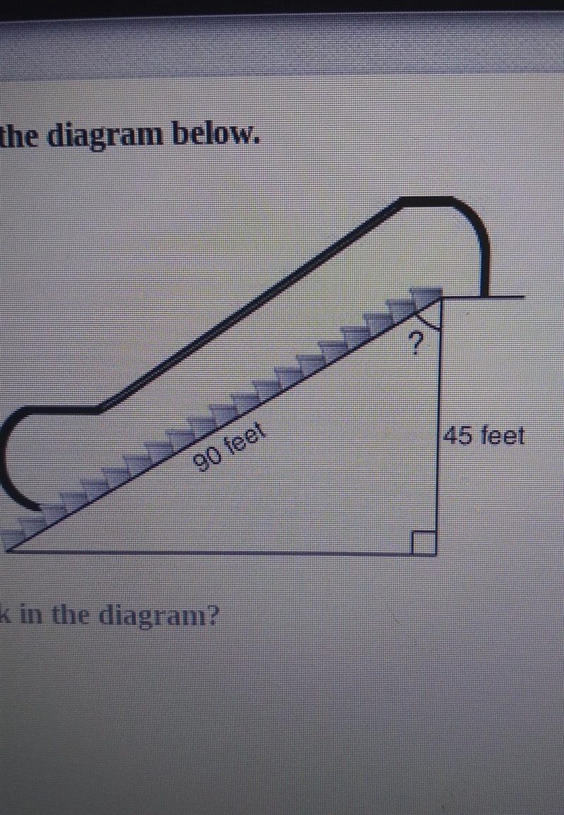 What is the measure of the angle identified with the? In the diagram-example-1