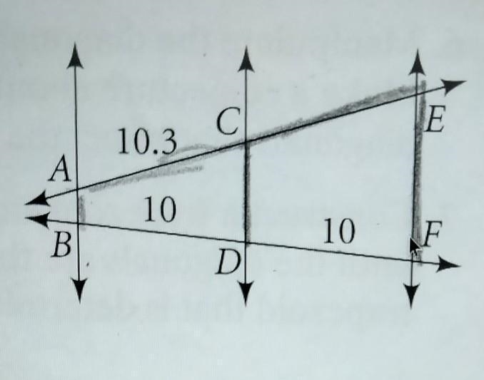 In the figure at the right, segment AB parallel to segment CD parallel segment EF-example-1