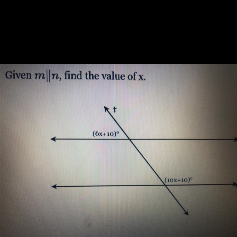 Need to find the value of x-example-1