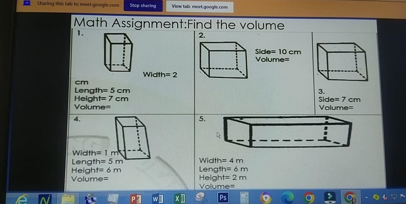 Assignment: Find the Volume-example-1