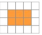 The large rectangle below represents one whole. What percent is represented by the-example-1