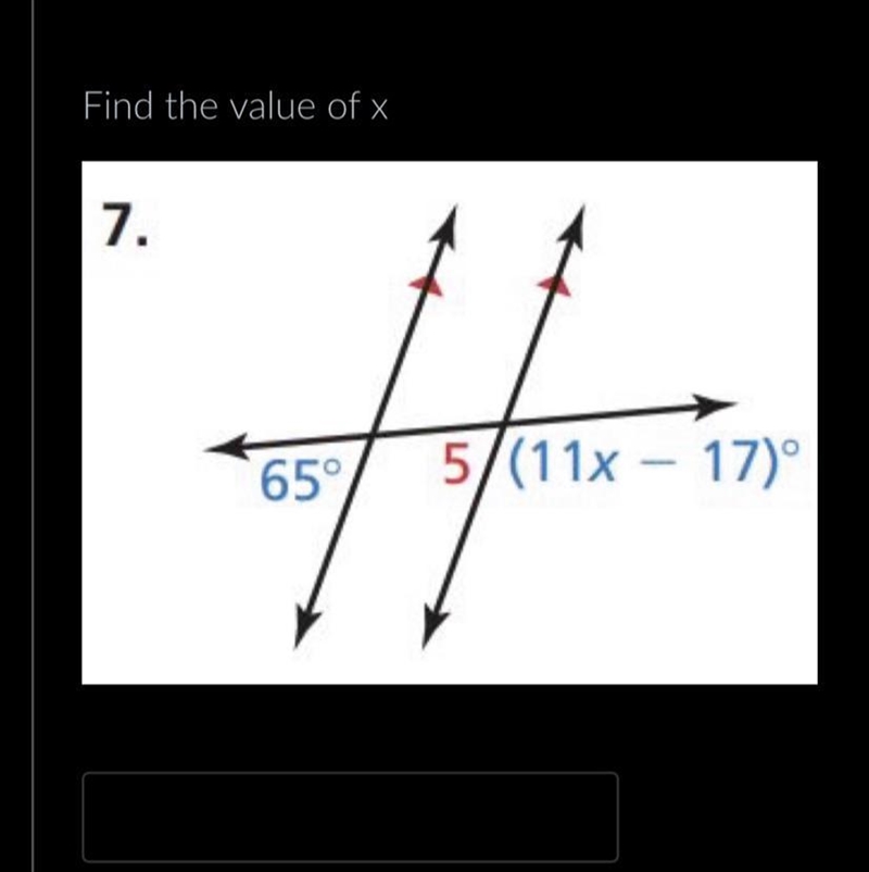 Find the value of x.-example-1