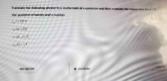 Translate the following phrase to a mathematical expression and then-example-1