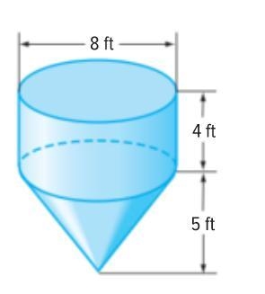 The volume of the given figure is __ ft3-example-1