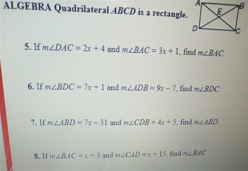 If M angle ABD equals 7X - 31 n m a angles c d b equals 4x + 5 find M angle ABD-example-1